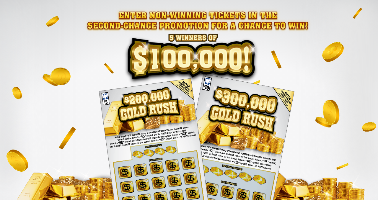 ENTER NON-WINNING TICKETS IN THE SECOND-CHANCE PROMOTION FOR A CHANCE TO WIN $200,000. PLAY THE INTERACTIVE GAME FOR A CHANCE TO WIN!